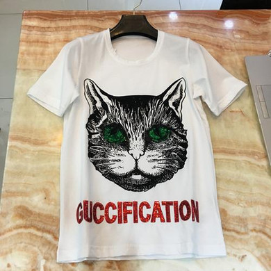 2018 Spring And Summer Europe Fashion Short-sleeved Cotton T-shirt Female