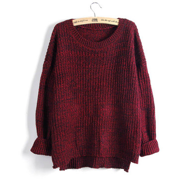Ksenia 2017 Women Loose sweaters and Pullovers Autumn Winter Fashion Casual O-Neck Knitted Sweater pullover female jumper