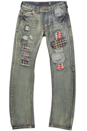 Rock & Stone Patchwork Denim Jean