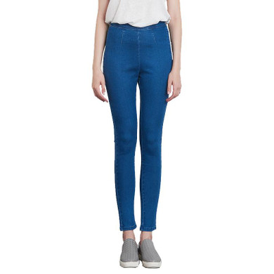 LEIJIJEANS 2018 Spring Plus Size 3 Color Available Side Zipper High Elastic Waist Full Length Stretch Women Skinny Pencil Jeans