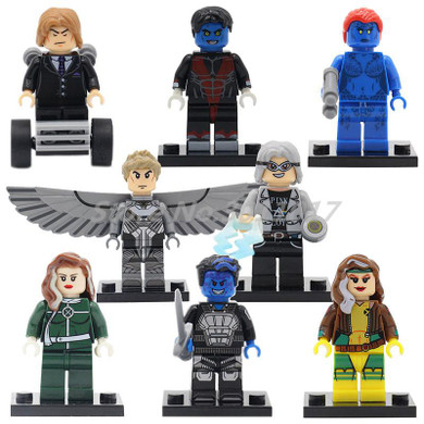 Legoedly Compatible Marvel Superheroes Figures Building Blocks 8pcs/lot Spider-Man Batman Catwoman Lex Luthor Toys For Children