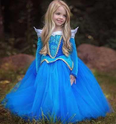 Girl Performance Dress Children Clothing Belle Princess Kids Aurora Sofia Sleeping Beauty Dress Girls Ball Gown Cosplay Costumes