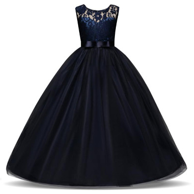 2018 Elegant Teenage Girl Party Dress For Kids Girls Dresses Formal Clothes Wedding Children Clothing Tutu Princess prom Dress