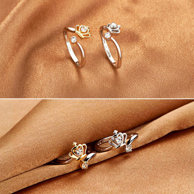Ataullah New High Quality 925 Silver Crown Rings For Women Sterling Silver Accessories Rings Fashion Jewelry Silver Ring RWD718 Ataullah New High Quality 925 Silver Crown Rings For Women Sterling Silver Accessories Rings Fashion Jewelry Silver Ring RWD718