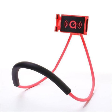 AsyPets Universal Flexible Lazy Hanging on Neck Phone Holder 360 Degree Rotating Bracket for iPhone Samsung-20