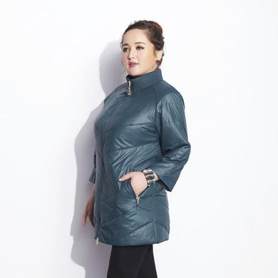 Astrid New 2015 High Quality Women outwear Green Coat Fashion Long Slim Wadded Parka Female AM-2520-2