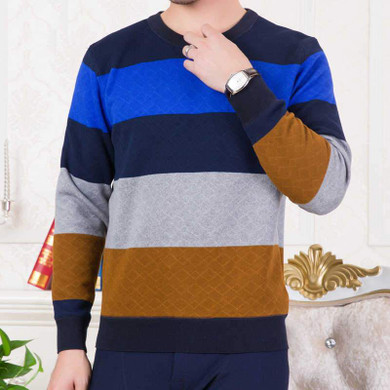 L-3XL 2017 Autumn Winter New Men's Striped printing Sweaters Patchwork Quality Pullover Men's O-neck Casual Men's Sweater Knit L-3XL 2017 Autumn Winter New Men's Striped printing Sweaters Patchwork Quality Pullover Men's O-neck Casual Men's Sweater Knit