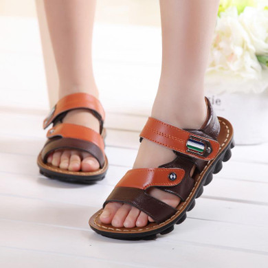 Children Summer sandals children shoes 2016 boys sandal general leather baby shoes