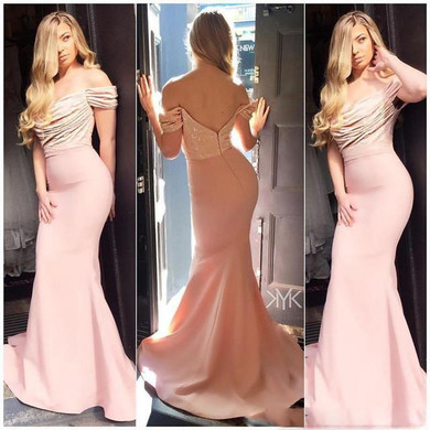 2017 Burgundy Off the Shoulder Mermaid Long Bridesmaid Dresses Sparkly Sequined Wedding Guest Dresses Blush Maid of Honor Gowns