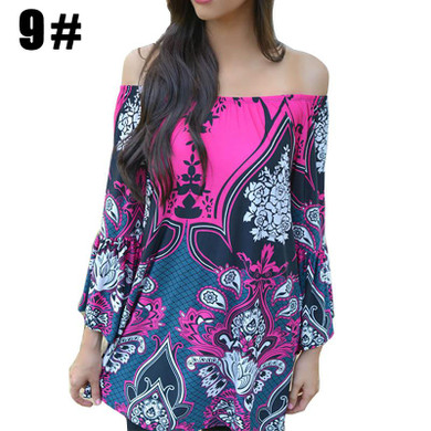 Aproms Boho Elegant Women Summer Dress High Street 2018 Off Shoulder Tunic Dresses Sundress European Sexy Vestidos Mujer