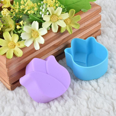 APRICOT Lotus Shape 5cm Fondant Mold,Candy Resin Molds, Silicone DIY Soap Mold Cake Moul Fondant Cake Decorating Tools