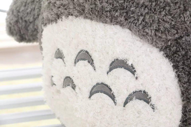 Free Shipping 35cm Soft Plush Toy Doll Cute Totoro Hayao Miyazaki Large Pillow Cushions Cartoon Doll Birthday Gift