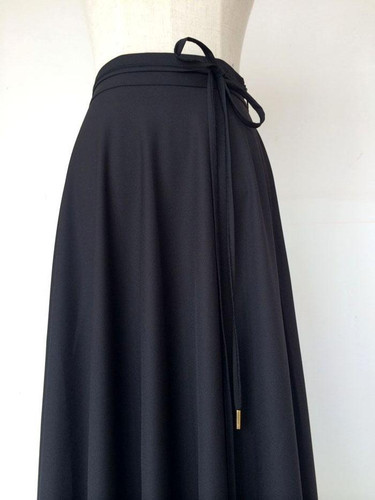 HOT 2017 Maxi Long Skirt Women ladies Pleated Beach Skirts A line High Waist Womens Black Saia Longa Jupe Femme faldas mujer