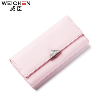 2017new fashion women wallets brand long wallet female purse solid PU leather solid color high quality wallets for women