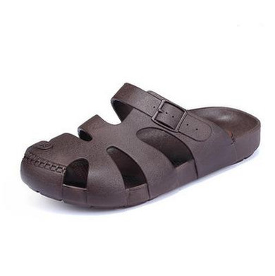 2017New authentic Warrior hole slippers couple sandals mules and clogs garden shoes for men breathable beach shoes Free shipping
