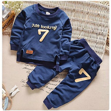 2017Free 2-6 Autumn Children Clothing Sets Boys Girls Warm Long Sleeve Sweaters+Pants Fashion Kids Clothes Sports Suit for Girls