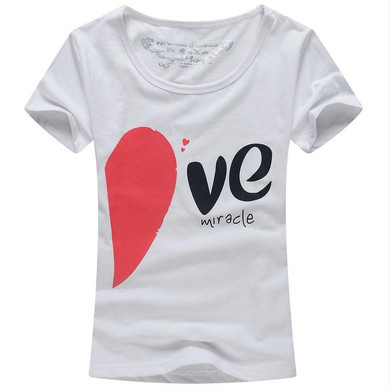 Lovers T Shirt For Couples And Lovers Clothes Lovers tshirt Summer Shirt Men &amp; Women Heart Love T-shirts Shape Shirt Clothes