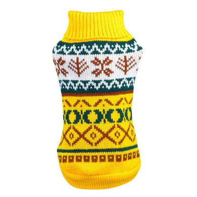Large Hot Pet Dogs Snowflower Warm Sweater Clothes Puppy Cat Coat Jumper Knitwear