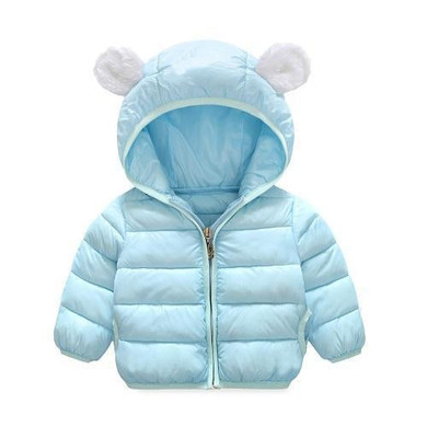 Bibihou Girls Winter Jackets Boys Cartoon Style Girl Fashion Outerwear Baby Girls Clothes Hooded Jacket for Girls Cotton Parkas