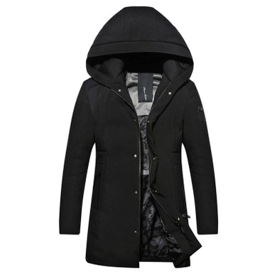 Aismz 2017 New Arrival Long Winter Hooded Duck Down Jacket Men Good Quality Men Thick Warm Down Coat Fashion Male Parkas Y8909