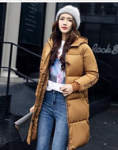 AISHGWBSJ 2017 New Winter Jackets Women Thicken Warm Padded Cotton Parkas Female Long Coats Hooded Snow Overwear Causal PL112