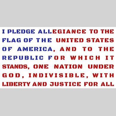 I Pledge All Sticker
