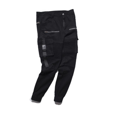HZIJUE Men's Cargo Pants Casual Mens Pant Multi Pocket Military Overall Men Outdoors High Quality Long Trousers 30-36