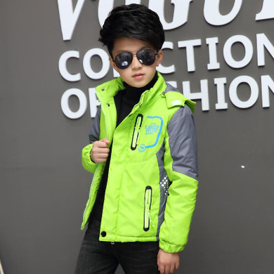Kids Jackets Boys Winter Down Parks Waterproof Windbreaker Coat For Children Kids Winter Clothes Thick Hooded Outwear Sport Coat