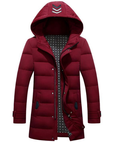 BTKSYXGS 2017 men's casual hoodies down jacket coat parka fashion winter medium-long design Thickening warm outerwear overcoat