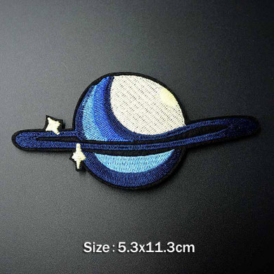 Alien UFO Patch Badge Embroidered Applique Sewing Iron On Clothes Garment Apparel Accessories