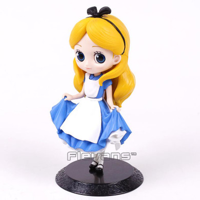 Alice Q Posket Characters Alice Alice in Wonderland PVC Figure Collectible Model Toy Doll 15cm