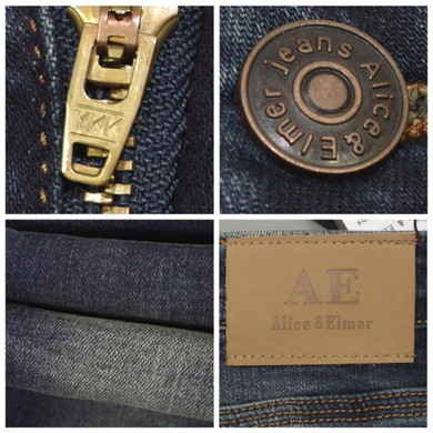 Alice & Elmer Skinny Women Jeans Woman Jeans For Girls Stretch Mid Waist Jeans Female Pants