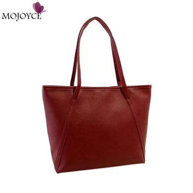 2017 Simple Designer Women Leather Handbags Black Shoulder Bags Women Large Capacity Bucket Bag Ladies Shopping Bag Bolsa