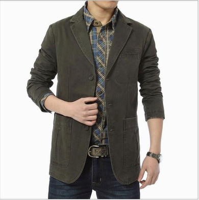 AFS JEEP 2017 New Arrival  Autumn Men's Trench Jackets Solid Fashion Coats Male Casual Slim Stand Collar Jacket Men Overcoat 88z