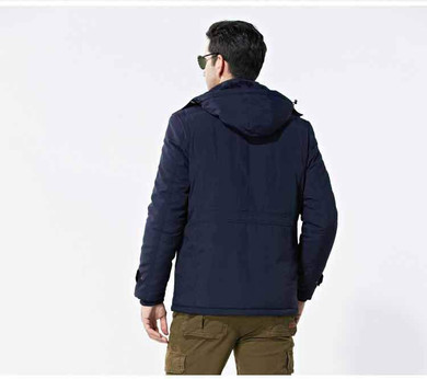 AFS JEEP 2017 Men's Parka Coat Winter Jacket Men Outerwear Brand Parka AFS JEEP Military Hoodies Thick Coats &amp; Jackets 140cy