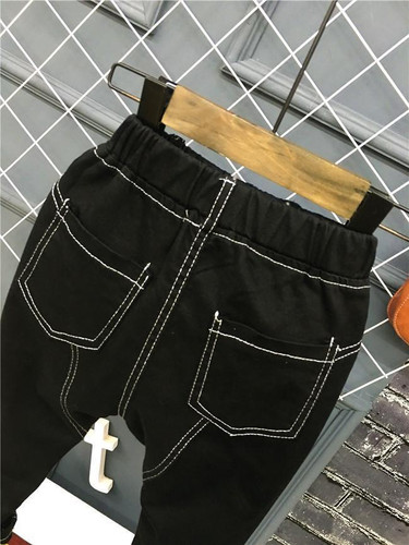 Children Pants Trousers 2017 Baby Boys Jeans Brand Fashion Autumn Kids Stylish simplicity jeans Trousers Children Clothing