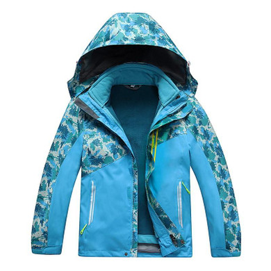 Children Outerwear Warm Coat Waterproof Windproof Boys Girls Jackets Sporty Kids Clothes Double-deck For 5-14T Winter and Autumn