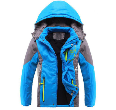 Children Outerwear Warm Coat Sporty Kids Clothes Double-deck Waterproof Windproof Thicken Boys Girls Jackets Autumn and Winter