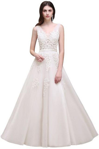 Robe De Soiree Cheap V-neck Burgundy Pink Long Bridesmaid Dresses 2017 Beaded Applique Tulle Prom Dresses Party Gown