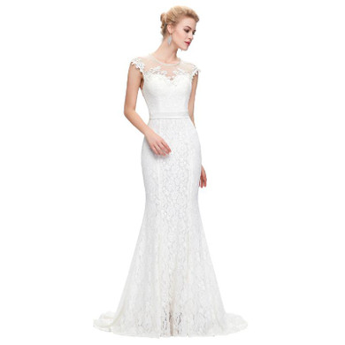 Robe de Mariage Vintage Mermaid Wedding Dress 2018 Free Shipping Lace Bridal Gown Sleeves Vestido de Noiva White Wedding Dresses
