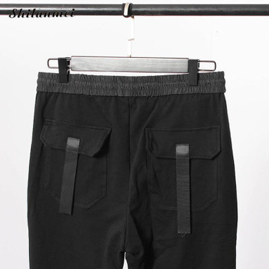 2017 Casual Pants Men Sweat Pants Male Cotton Sportswear long Trousers Elastic Waist Slim Fit Hip Hop High Street Trousers Pants