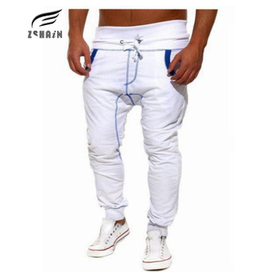 2017 Casual Men Pants Hot Sale Unique Big Pocket Hip Hop Harem Pants Fitness Clothing Quality Outwear Casual Men Joggers XXL