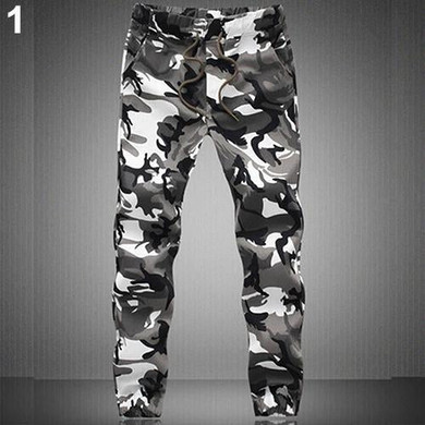 2016 Men's Camouflage Camo Casual Pants Boy Joggers  Sweatpants Trousers