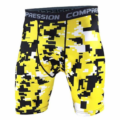 New 2016 Mens Fitness Camo Compression Shorts Bermuda Brand Clothing Camouflage Casual Sportwear Tights Short Pants Men Homme