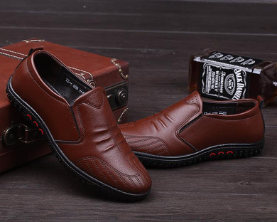 New 2016 Genuine Leather Men shoes Handmade Oxford Shoes For Men Flats Slip-on Men Casual Shoes Free Shipping