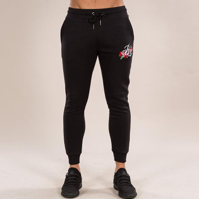 2017 Spring Autumn Gyms Men Joggers Skinny Breathable Embroidery Cotton Sweatpants Fitness Casual Workout Leggings Trouser Pants