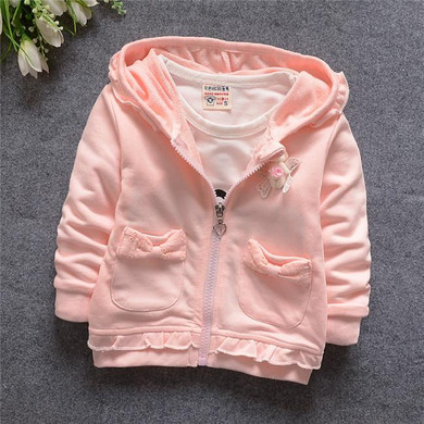 Free shipping 2016 New Spring and Autumn children cardigan jacket,baby girl hooded cardigan,kid outwear#Z1555