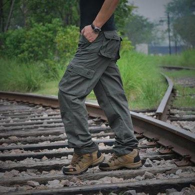 Army Men's Cargo Pants Casual Mens Pant Multi Pocket Military Overall Men Outdoors High Quality Long Trousers Plus size 30-44
