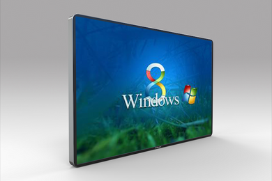 MEiD 55" Indoor Digital LCD Wall Hanging Display