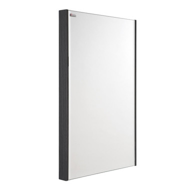 20" Slim Frame Bathroom Vanity Mirror, Wall Mount, Grey, Serie Dune/Solco by VALENZUELA
